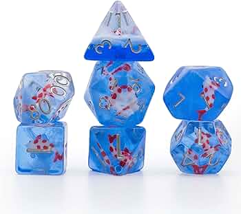 FB Dice Set - Koi Pond